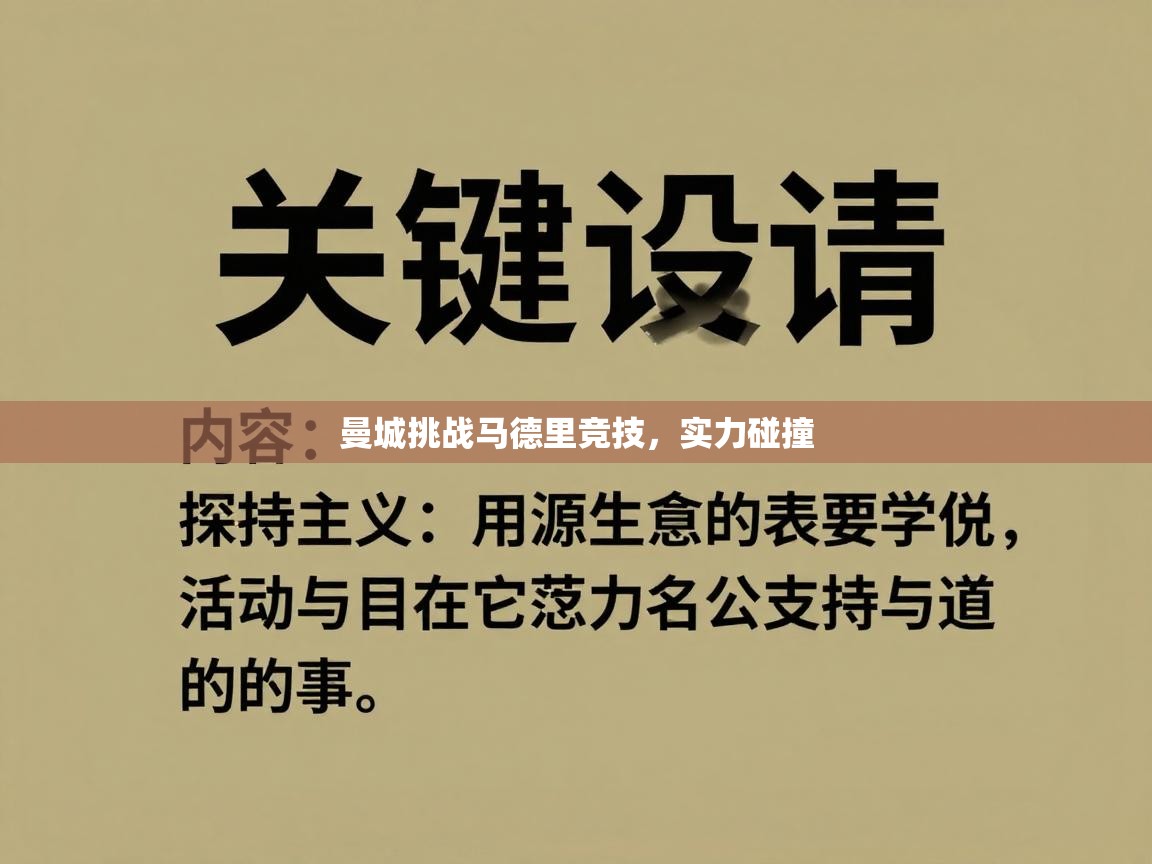 曼城挑战马德里竞技，实力碰撞  第2张